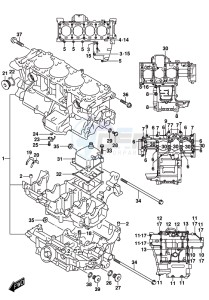 GSX-S1000F drawing CRANKCASE