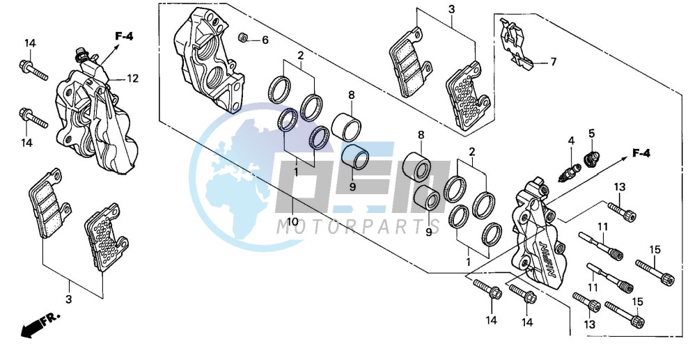 FRONT BRAKE CALIPER