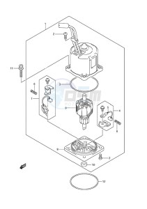 DF 200 drawing PTT Motor (Type: X)