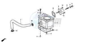 CH125 drawing CYLINDER