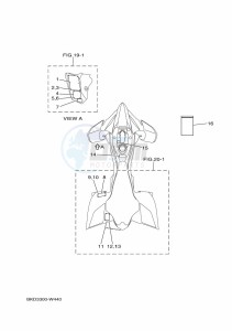 YFZ450R (BKDH) drawing EMBLEM & LABEL 1