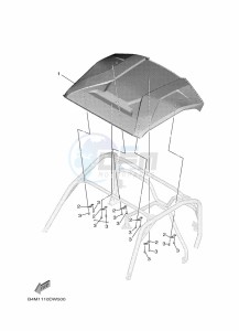 YXE1000EWS YX10ERPSN (B4MD) drawing SUN ROOF