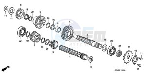 CRF50F9 Europe Direct - (ED) drawing TRANSMISSION