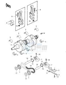 KZ 440 A [LTD] (A1) [LTD] drawing CRANKSHAFT_BALANCER -- 80 A1- -