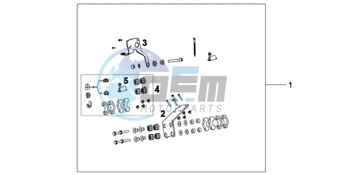 MC NAVI BRACKET CBF600