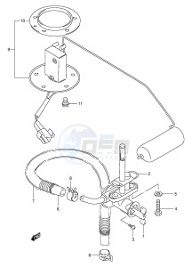 GSF250V (E24) Bandit drawing FUEL COCK