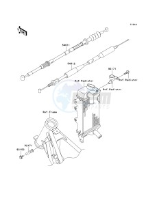 KX 85 A [KX85 MONSTER ENERGY] (A6F - A9FA) A7F drawing CABLES