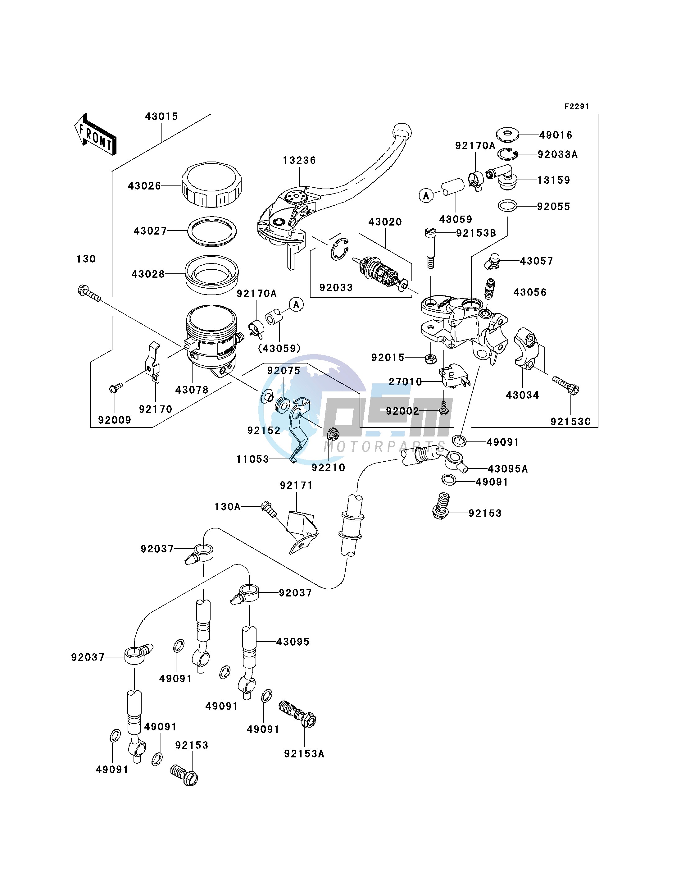 FRONT MASTER CYLINDER