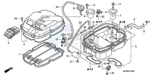 VFR800A9 UK - (E / ABS MME) drawing AIR CLEANER