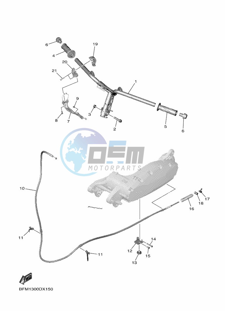 STEERING HANDLE & CABLE