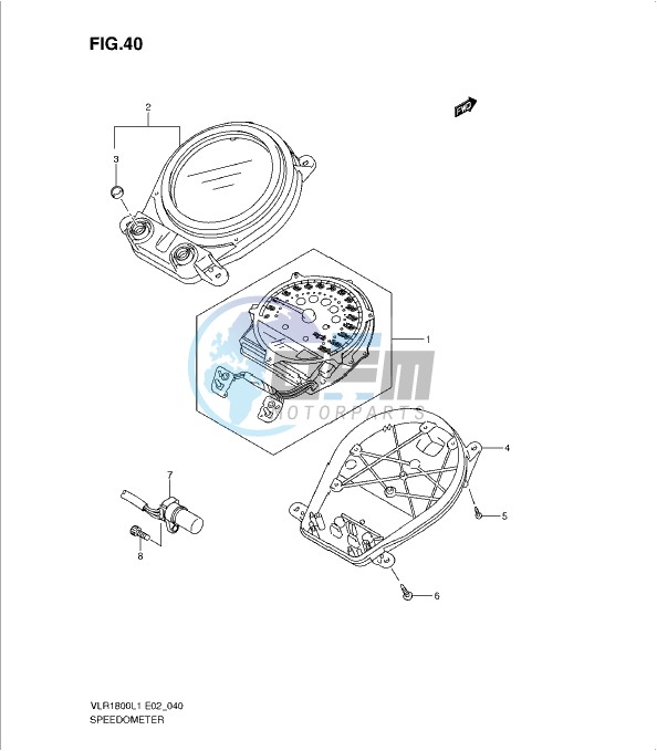 SPEEDOMETER (VLR1800TL1 E2)