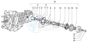 X9 200 Evolution 180 drawing Driven pulley