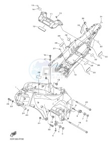 YZF-R1 998 R1 (2CRC 2CRD) drawing FRAME