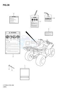 LT-F250 (E33) drawing LABEL