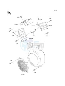 KAF 300 B [MULE 500] (B1-B2) [MULE 500] drawing ENGINE SHROUDS