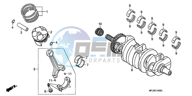 CRANKSHAFT/PISTON