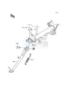 Z800 ZR800EGF UF (UK FA) XX (EU ME A(FRICA) drawing Stand(s)