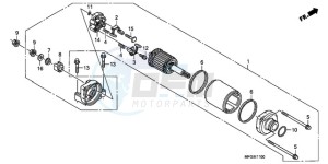 CB600FAA Europe Direct - (ED / ABS 25K) drawing STARTING MOTOR