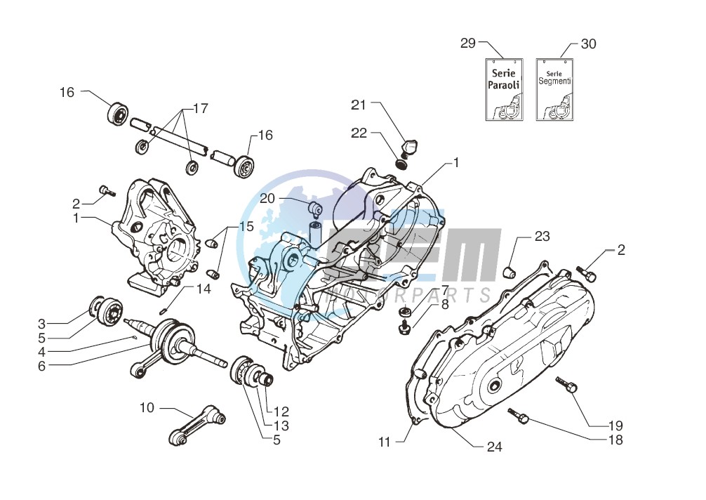 Crankcase – Crankshaft