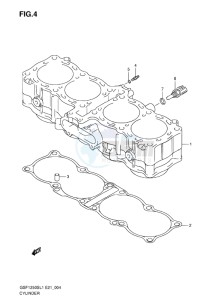 GSF-1250S BANDIT EU drawing CYLINDER