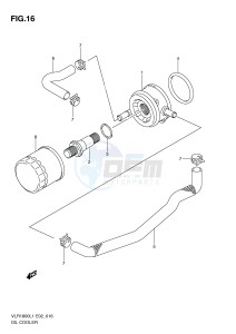 VLR1800 (E2) drawing OIL COOLER