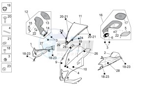 RSV 4 1000 APRC Factory Std SE drawing Front body I