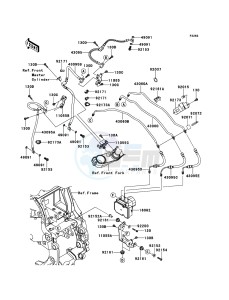 1400GTR_ABS ZG1400CEF FR GB XX (EU ME A(FRICA) drawing Brake Piping