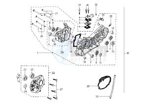 VIVACITY CATALYC - 50 cc drawing CRANKCASE