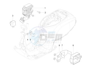 VX-VXL-SXL 150 4T 3V drawing Voltage Regulators - Electronic Control Units (ecu) - H.T. Coil