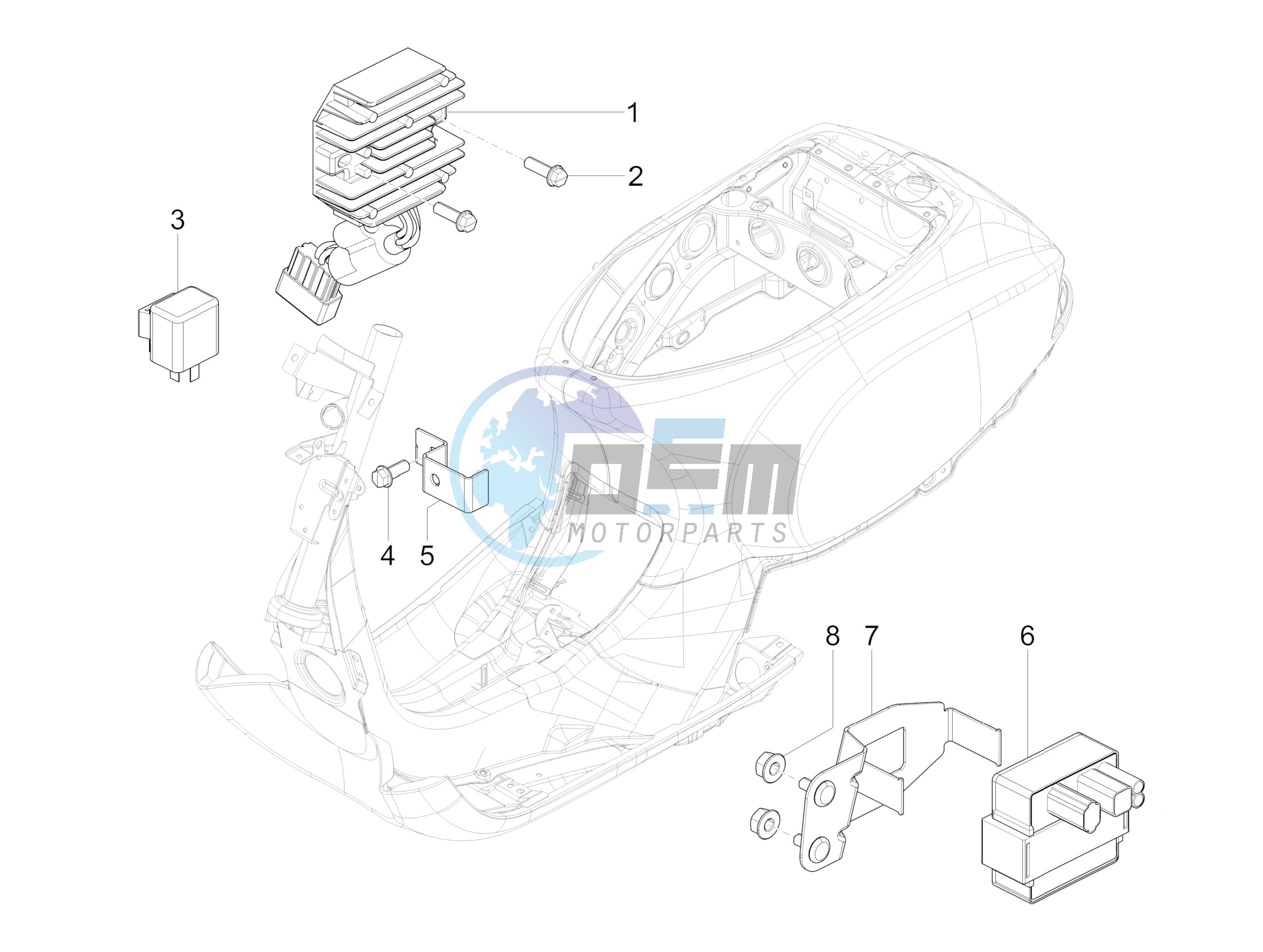 Voltage Regulators - Electronic Control Units (ecu) - H.T. Coil