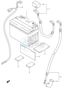 SV650 (E2) drawing BATTERY