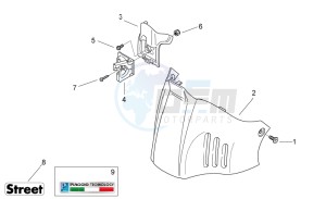 Scarabeo 50 2t e2 (eng. piaggio) drawing Central body III - f.brd - hng.c