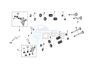 GTS 125I drawing VALVES