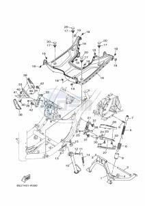 MWS125-A TRICITY 125 (BR7G) drawing STAND & FOOTREST