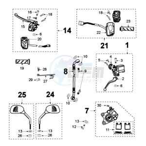 LUDIX 10 RORA SNAKE drawing BRAKE SYSTEM