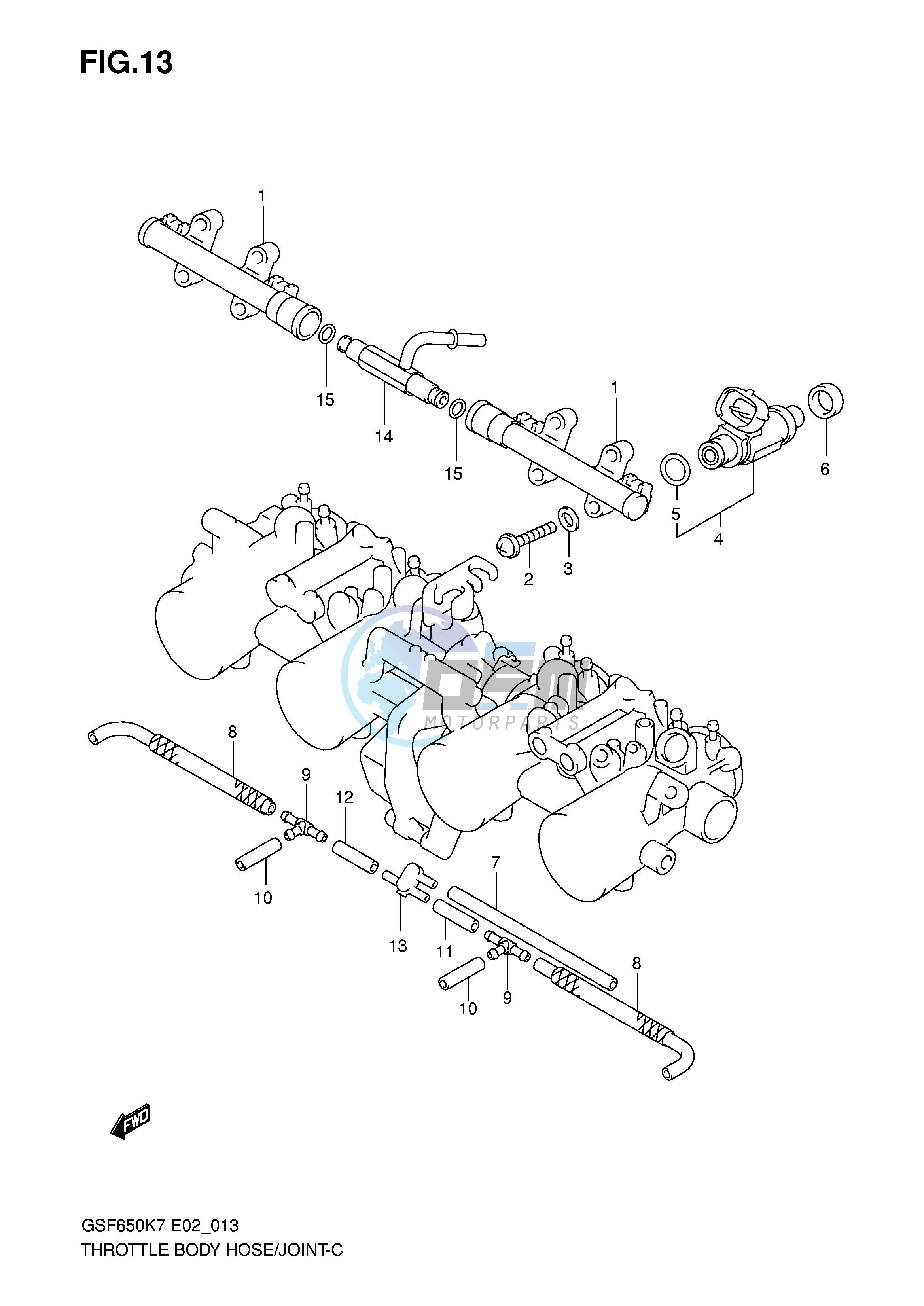 THROTTLE BODY HOSE JOINT