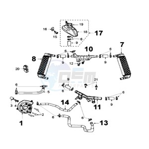 LUDIX 12 RSP2 drawing COOLING SYSTEM