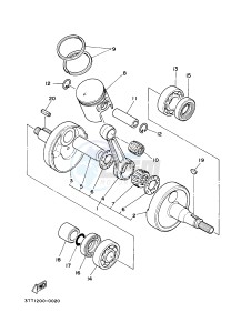 DT175 (3TSV) drawing CRANKSHAFT & PISTON