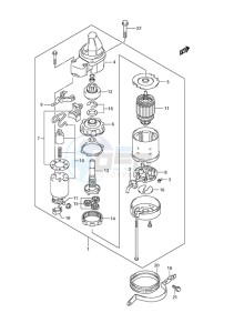 DF 150 drawing Starting Motor