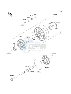 VN 1500 N [VULCAN 1500 CLASSIC FI] (N1-N3) [VULCAN 1500 CLASSIC FI] drawing REAR WHEEL_CHAIN