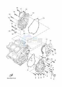 TRACER 7 MTT690 (B4T3) drawing CRANKCASE COVER 1