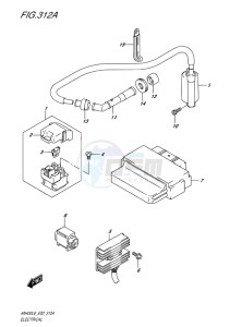 AN400 BURGMAN EU drawing ELECTRICAL