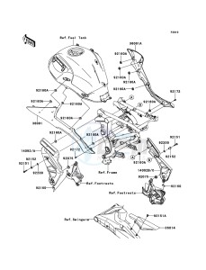 VERSYS KLE650CEF XX (EU ME A(FRICA) drawing Side Covers/Chain Cover