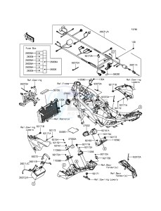 NINJA_250SL BX250AFS XX (EU ME A(FRICA) drawing Chassis Electrical Equipment