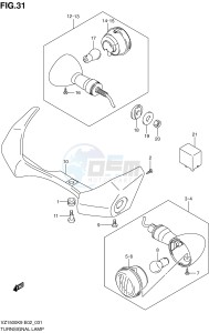 VZ1500 (E2) drawing TURNSIGNAL LAMP