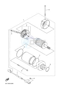 FZ1-N FZ1 (NAKED) 1000 (1ECA) drawing STARTING MOTOR