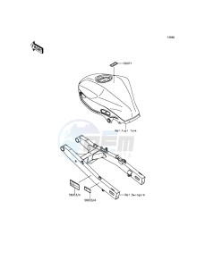 Z250SL ABS BR250FGF XX (EU ME A(FRICA) drawing Labels