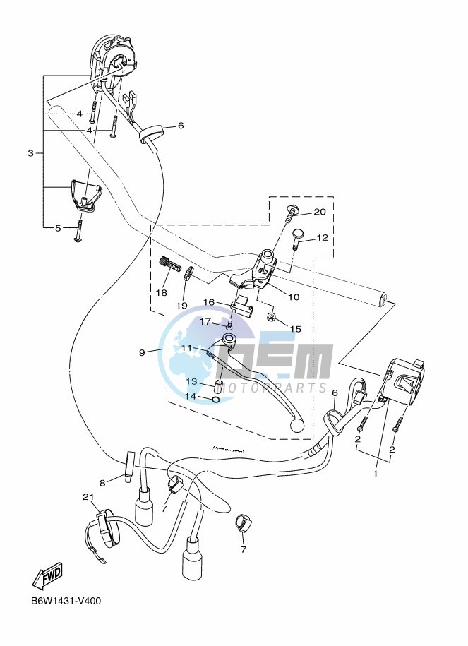 HANDLE SWITCH & LEVER