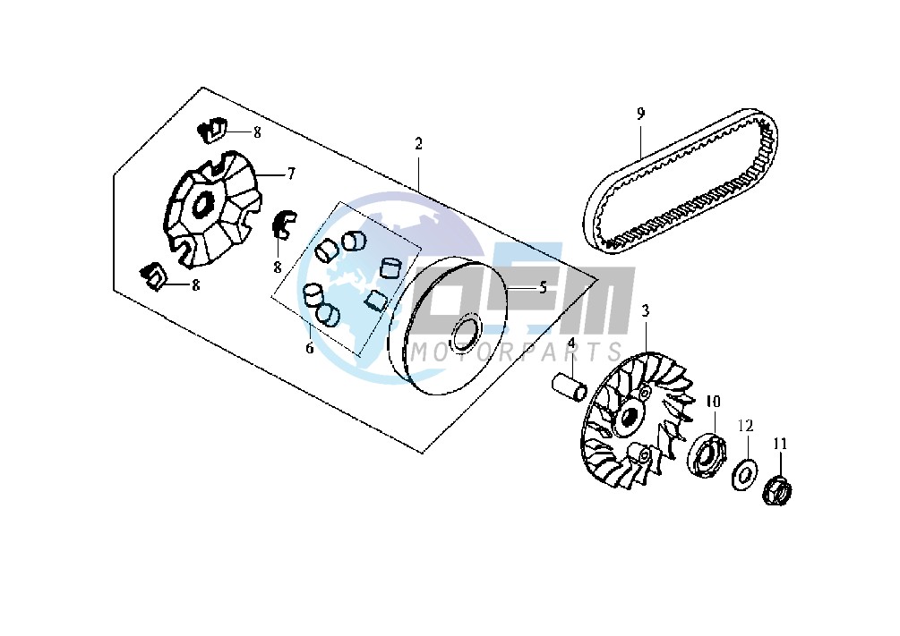 DRIVING PULLEY