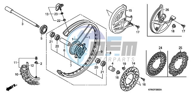 FRONT WHEEL